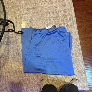 Abercrombie & Fitch Blue Strapless Dress